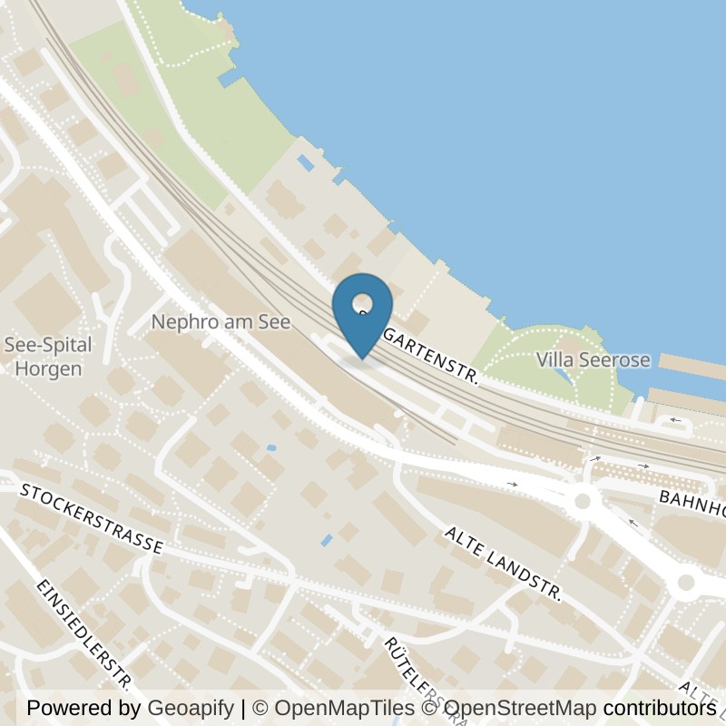 Map: location of PureGym Horgen in Horgen