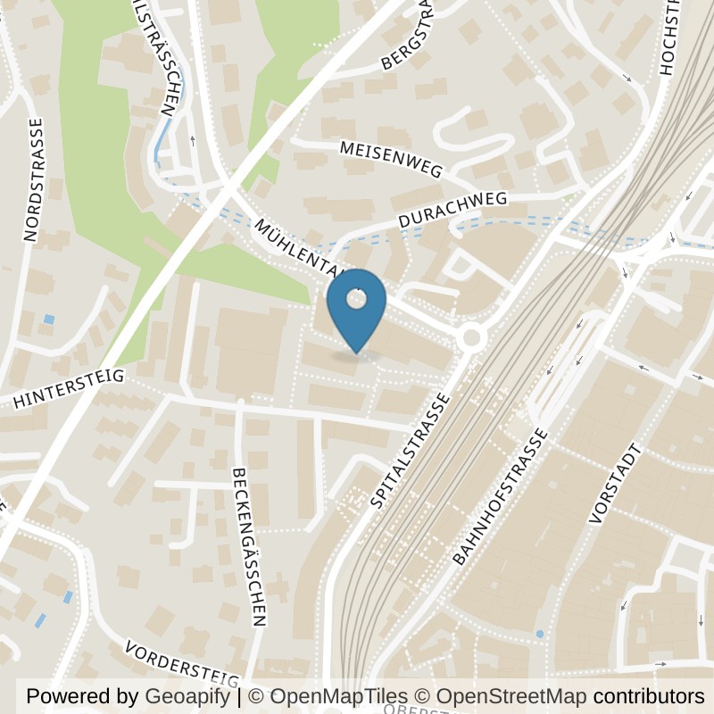Map: location of PureGym Schaffhausen in Schaffhausen