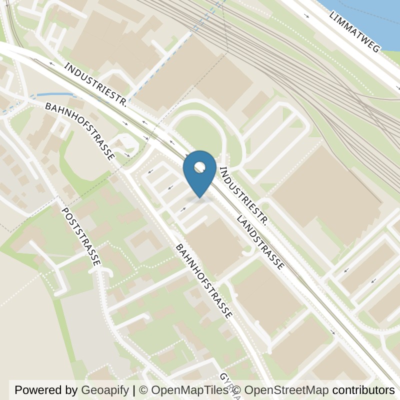 Map: location of PureGym Spreitenbach in Spreitenbach