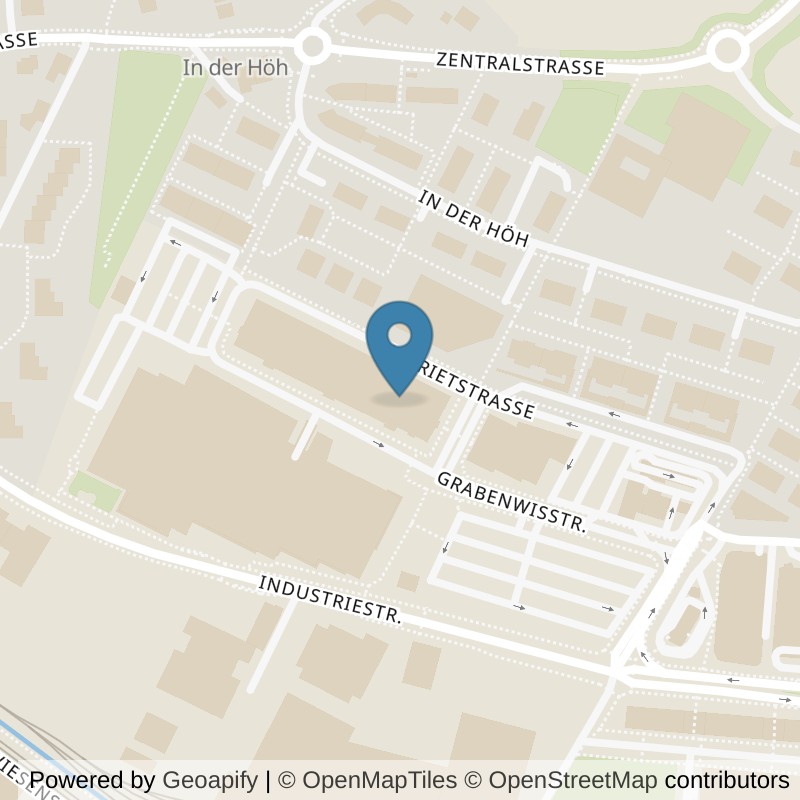 Map: location of PureGym Volketswil in Volketswil