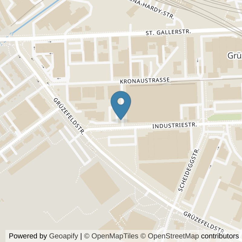 Map: location of PureGym Winterthur in Winterthur