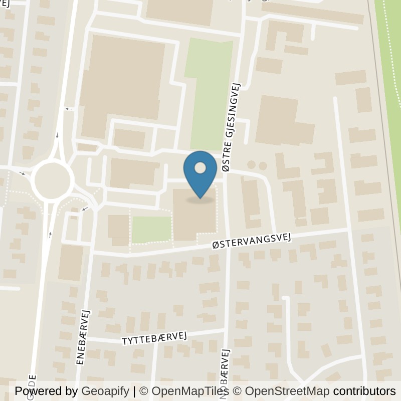 Map: location of PureGym Esbjerg N Stormgade in Esbjerg N