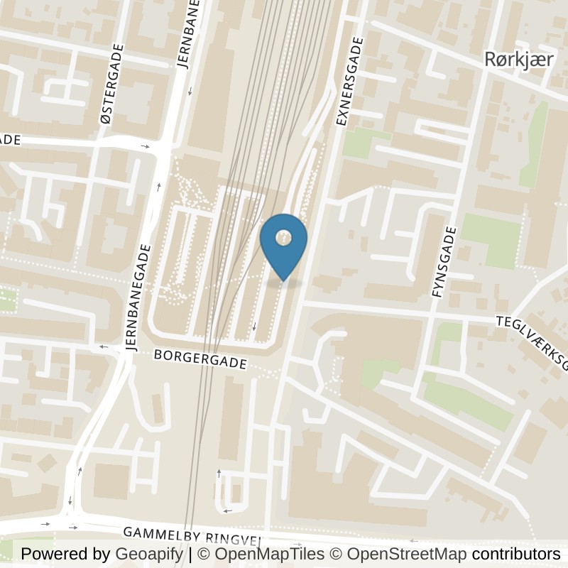 Map: location of PureGym Esbjerg Broen in Esbjerg