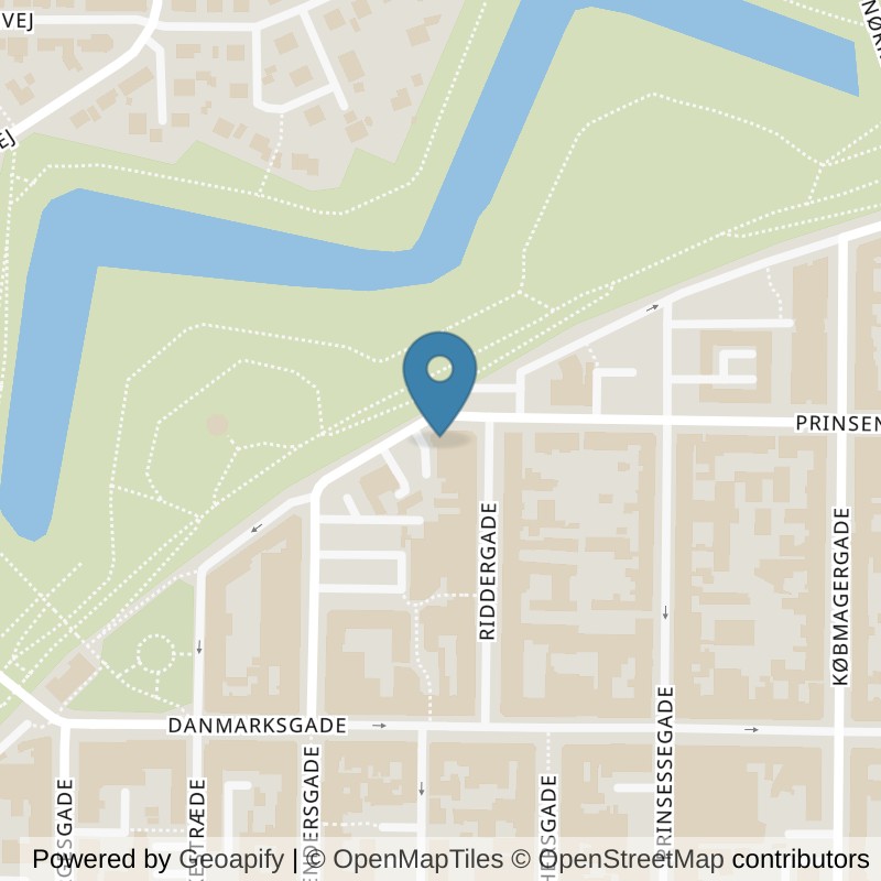 Map: location of PureGym Fredericia Nørre Voldgade in Fredericia