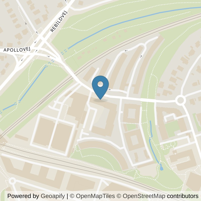 Map: location of PureGym Frederiksberg C.F. Richs Vej in Frederiksberg
