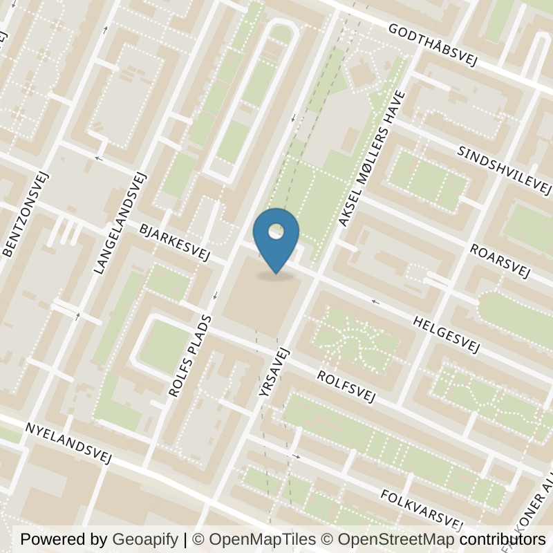 Map: location of PureGym Frederiksberg Frederiksberg Svømmehal in Frederiksberg