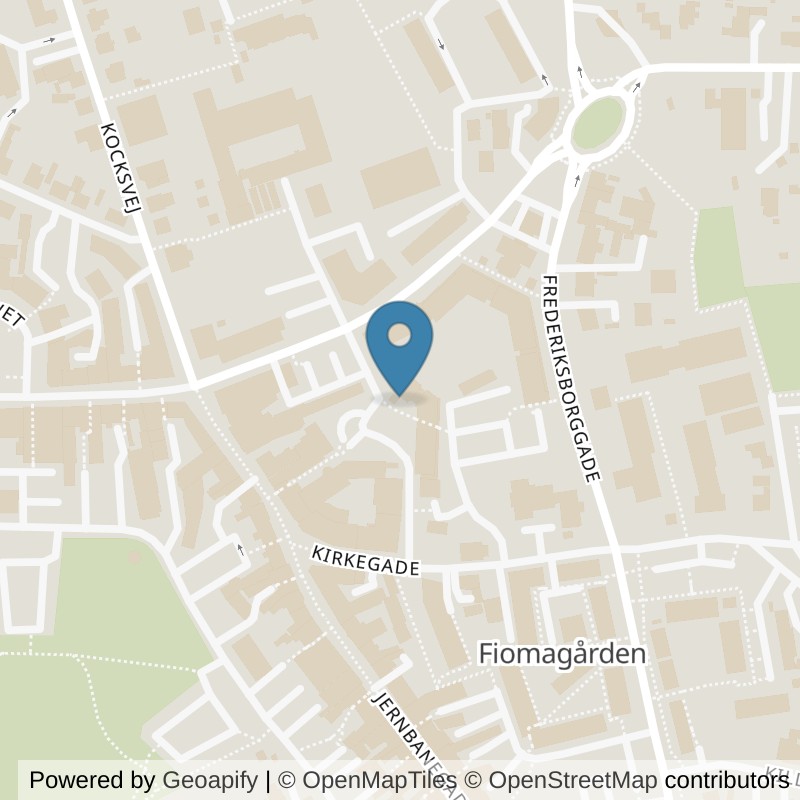 Map: location of PureGym Frederikssund Falkenborggården in Frederikssund
