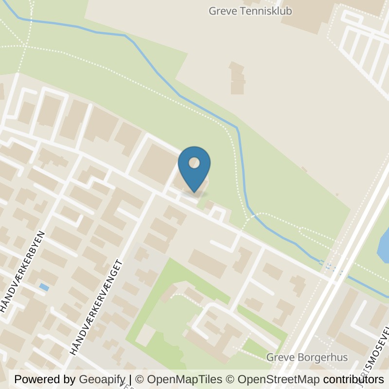 Map: location of PureGym Greve Håndværkerbyen in Greve