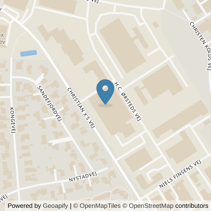 Map: location of PureGym Haderslev Christian X´s in Haderslev