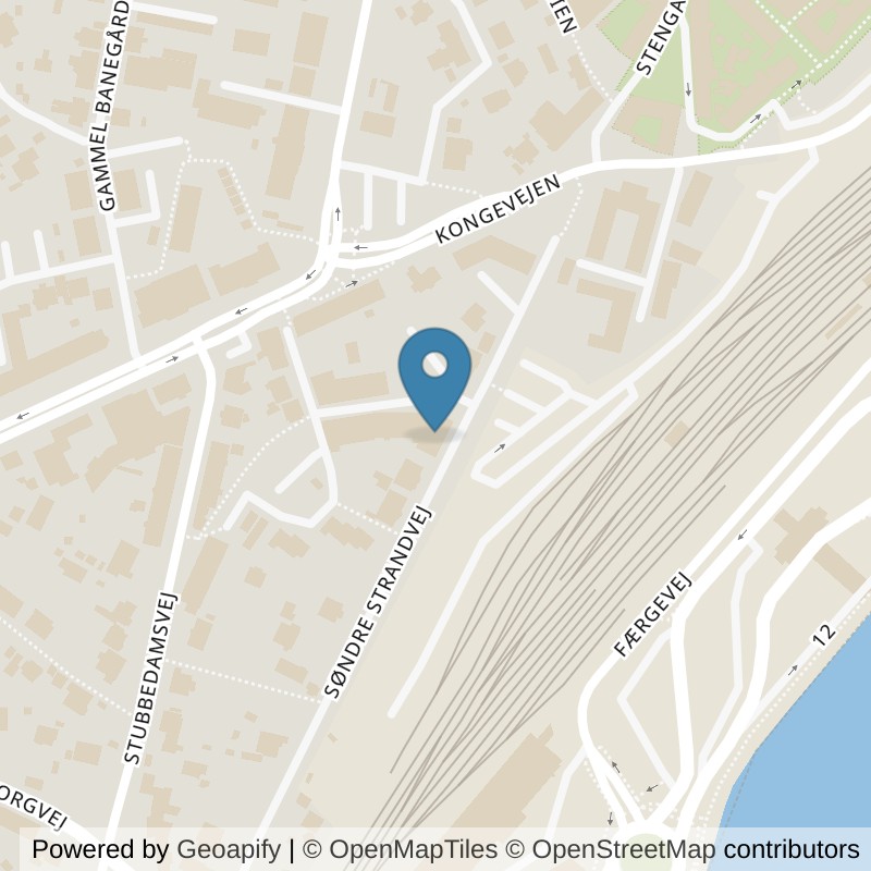 Map: location of PureGym Helsingør Søndre Strandvej in Helsingør