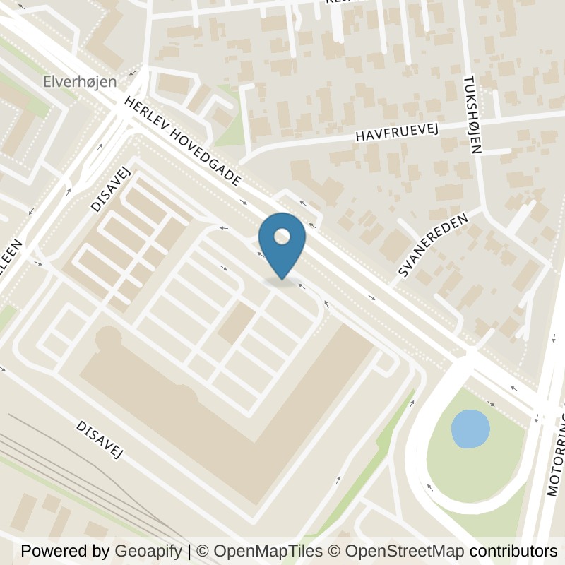 Map: location of PureGym Herlev BIG in Herlev