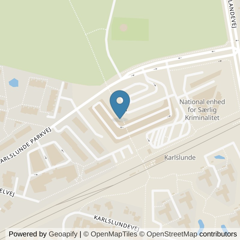 Map: location of PureGym Karlslunde Karlslunde Parkvej in Karlslunde