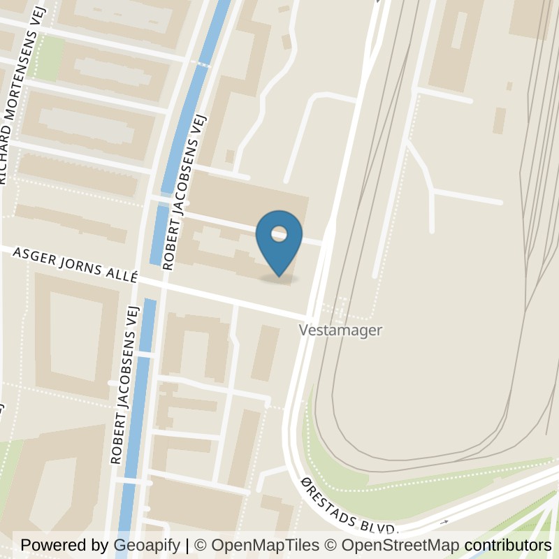 Map: location of PureGym København S Asger Jorns Allé in København