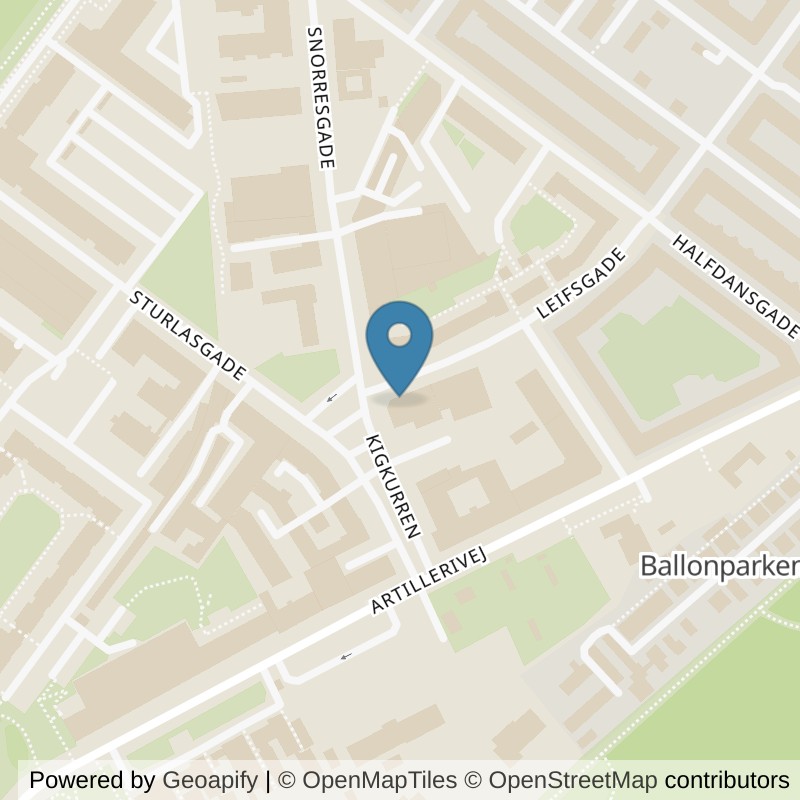 Map: location of PureGym København S Bryggen in København