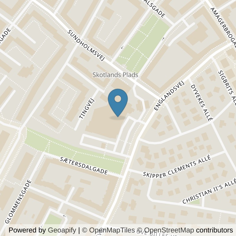 Map: location of PureGym København S Englandsvej in København