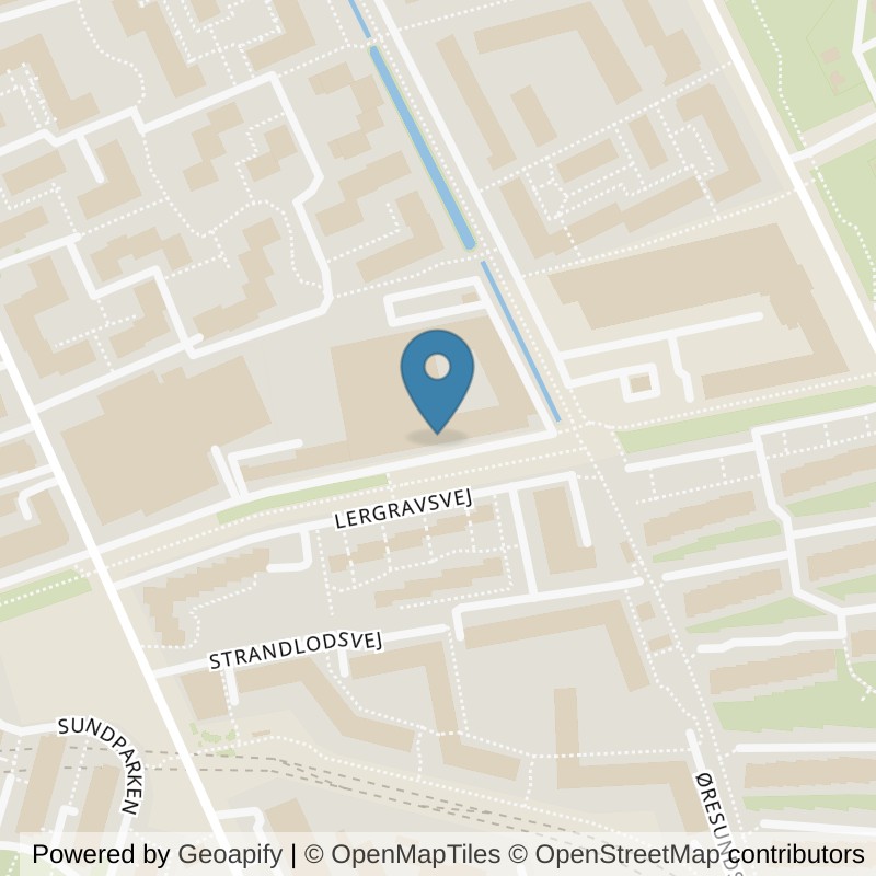 Map: location of PureGym København S Lergravsvej in København
