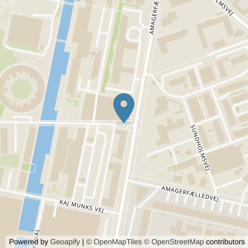 Map: location of PureGym København S Rued Langgaards Vej in København