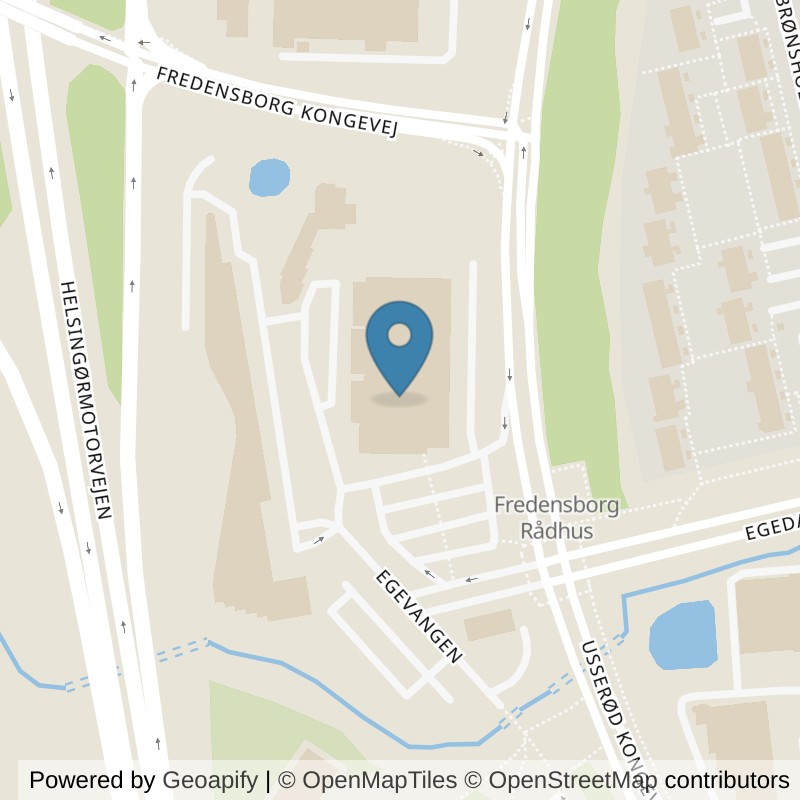 Map: location of PureGym Kokkedal Egevangen in Kokkedal