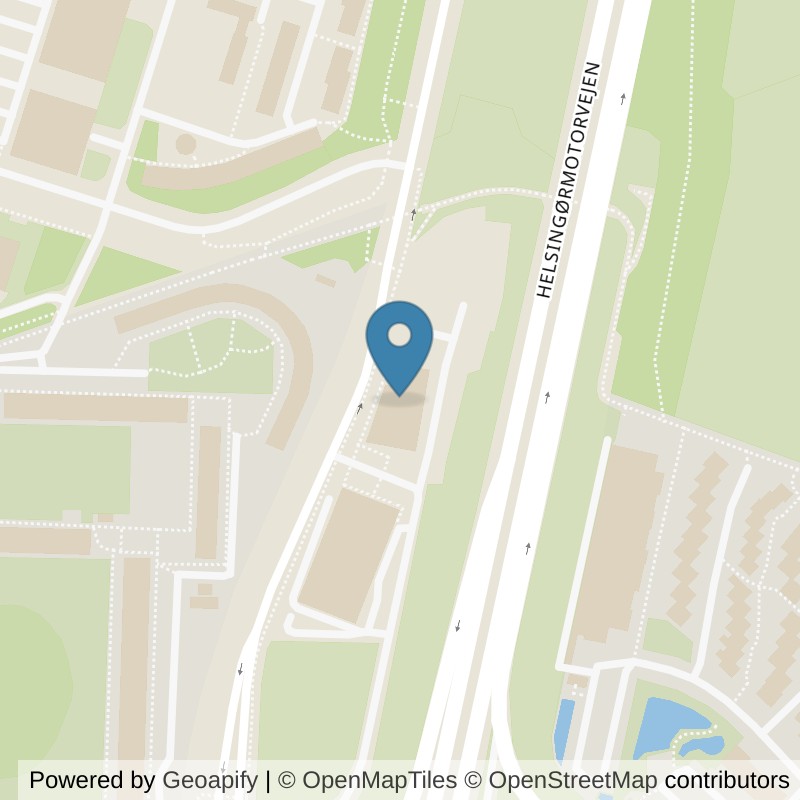 Map: location of PureGym Kongens Lyngby Lundtoftegårdsvej in Kongens Lyngby