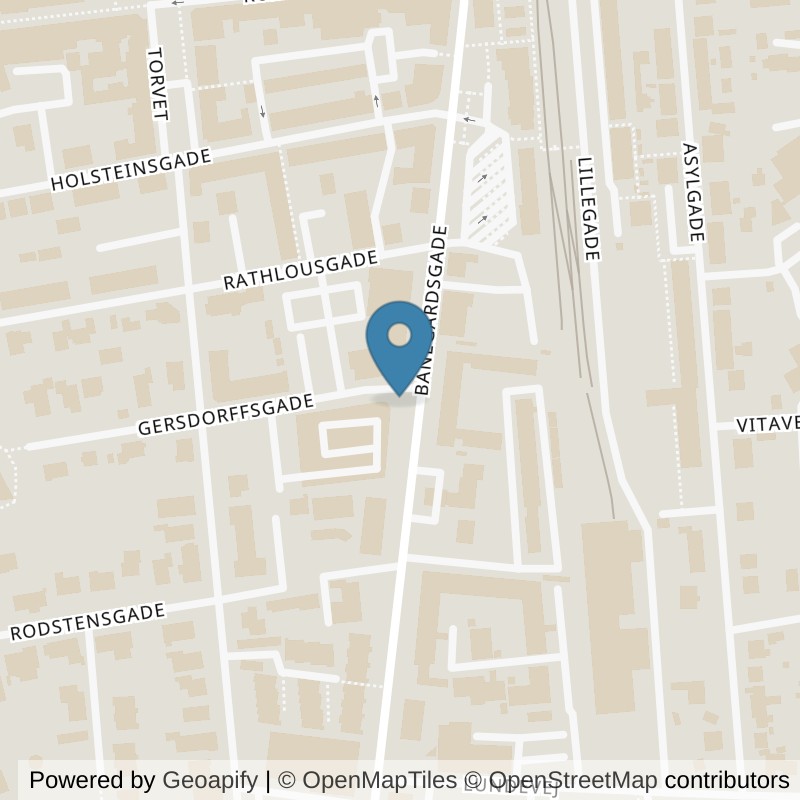 Map: location of PureGym Odder Banegårdsgade in Odder