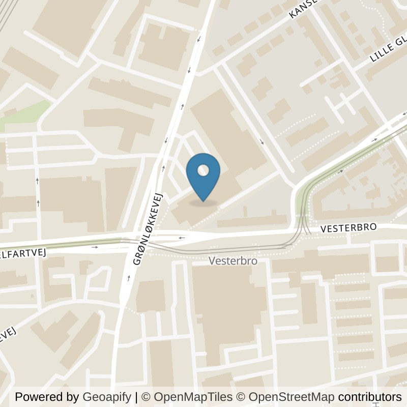 Map: location of PureGym Odense C Grønløkkevej in Odense