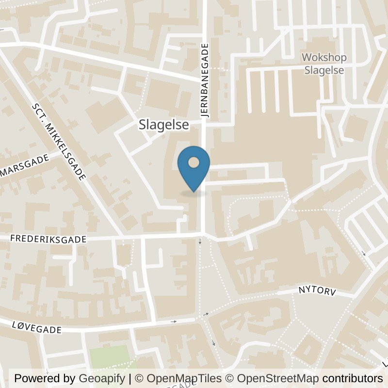 Map: location of PureGym Slagelse City 3 in Slagelse