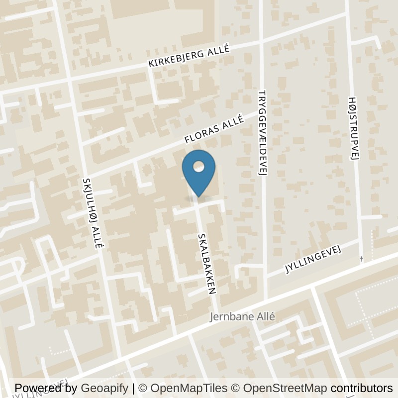 Map: location of PureGym Vanløse Skalbakken in Vanløse