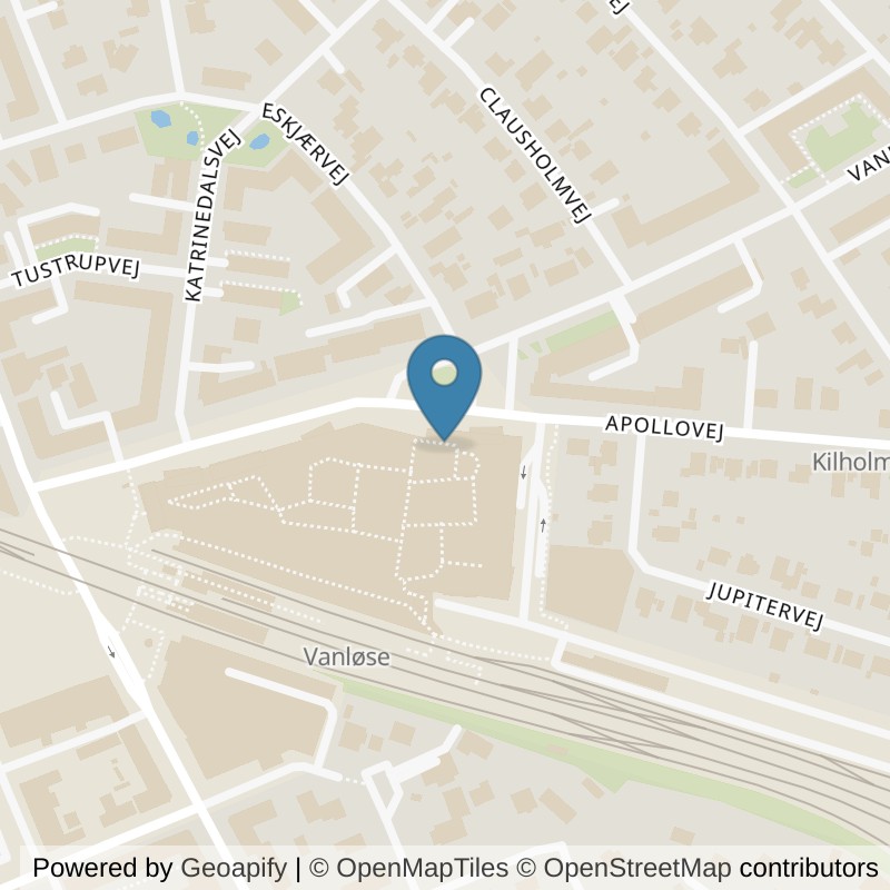 Map: location of PureGym Vanløse Vanløse Torv in Vanløse