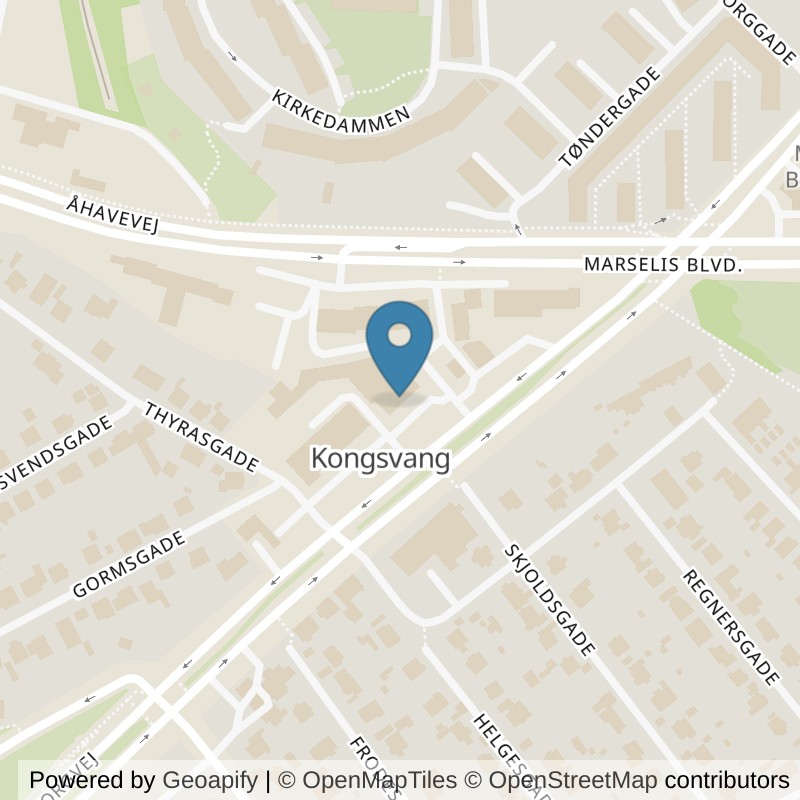 Map: location of PureGym Viby J Skanderborgvej in Viby J