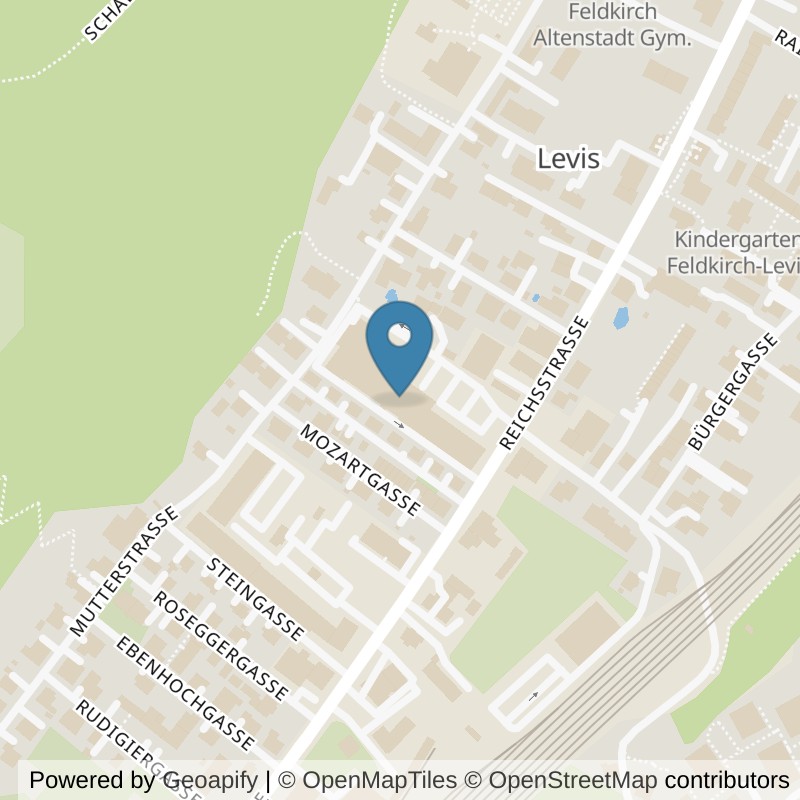 Map: location of purfitness Feldkirch in Feldkirch