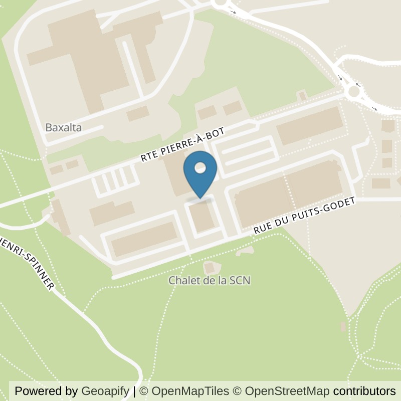 Map: location of Quality Gym in Neuchâtel