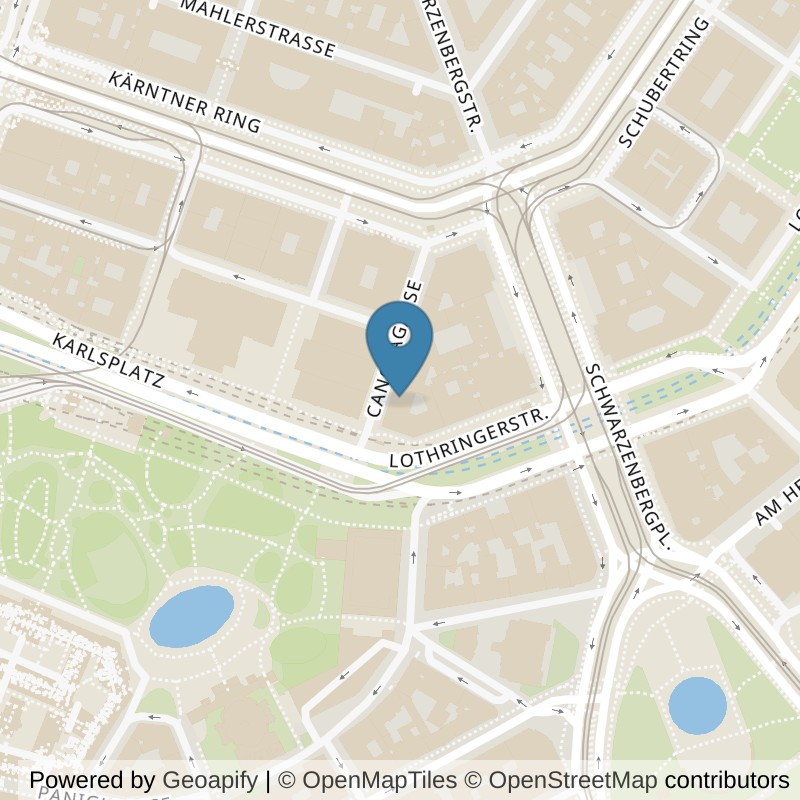 Map: location of Quo Vadis Fitness in Wien