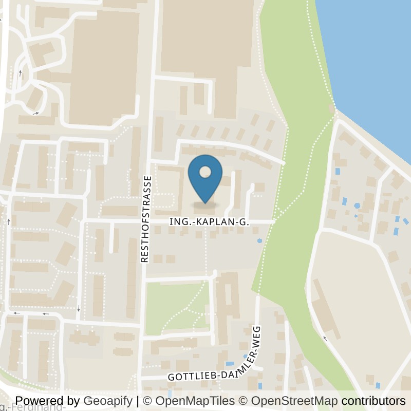 Map: location of RAUM5 Bewegungsstudio in Steyr