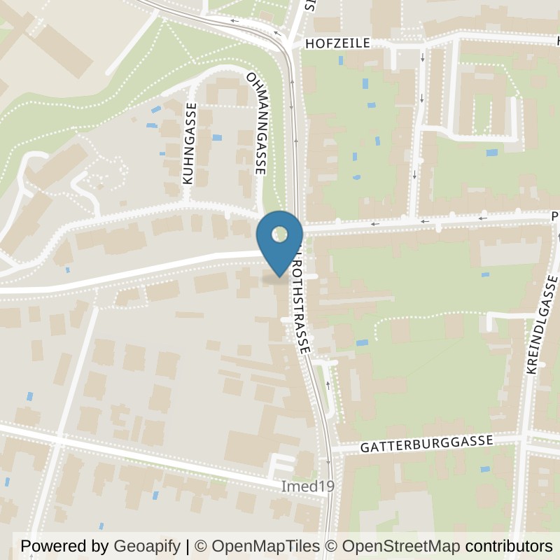 Map: location of ReadyforFit Wien Döbling in Wien