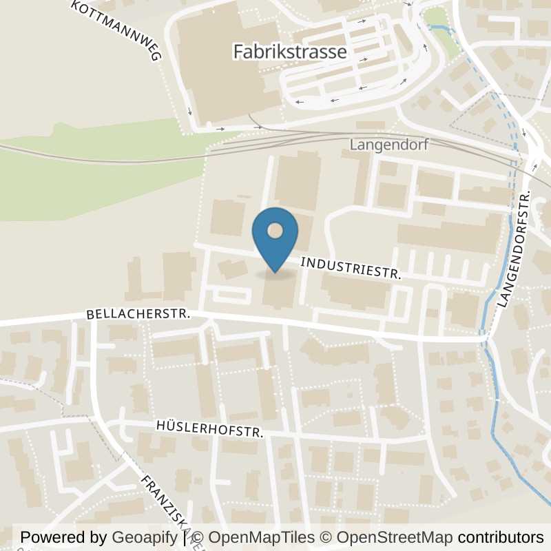 Map: location of RHINO Fitnesscenter & Bodybuilding in Langendorf