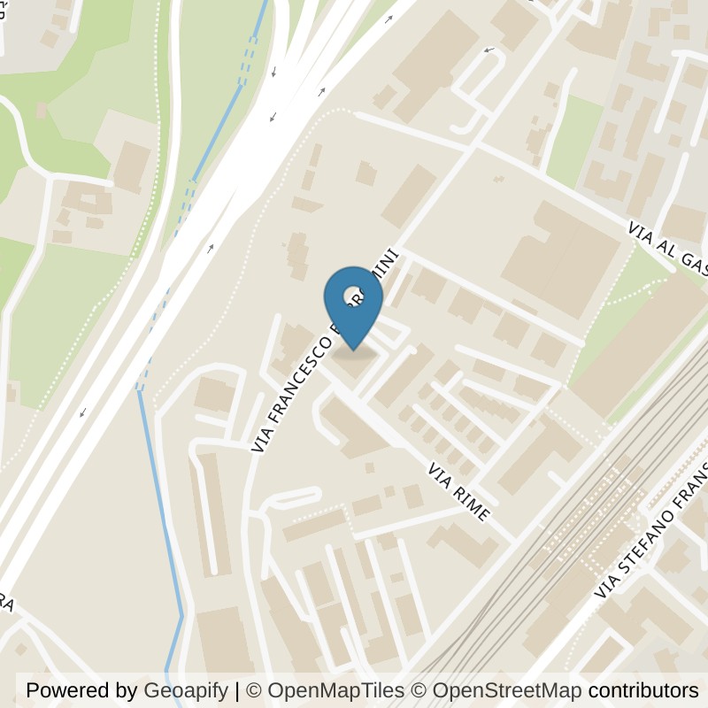 Map: location of Rise up fitness club in Mendrisio