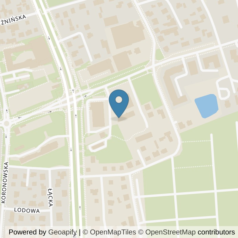 Map: location of RMG GYM Bydgoszcz Lubostronska 7 in Bydgoszcz