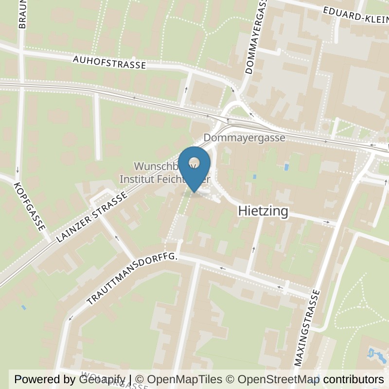 Map: location of ROOTS Crafttraining in Wien