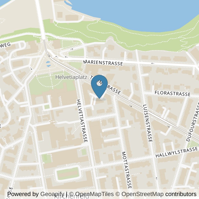 Map: location of ROPE Fitness in Bern
