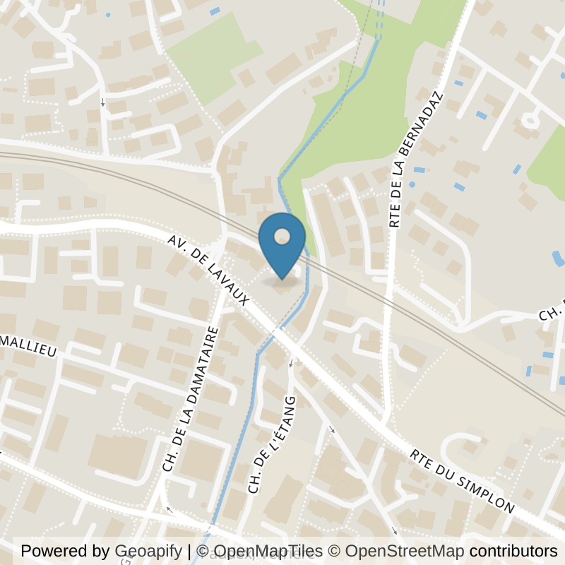 Map: location of Salle de sport pour les femmes Pully - Yesfit in Pully