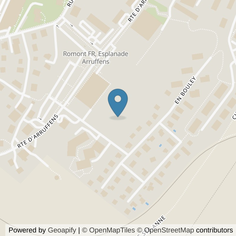 Map: location of Salle spécialisée de gymnastique in Romont