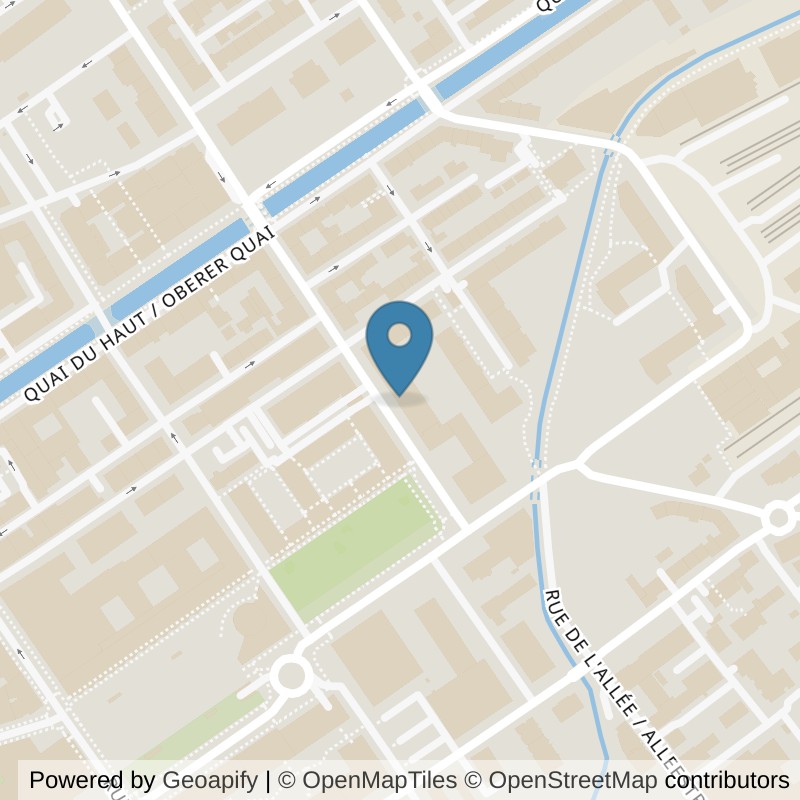 Map: location of Sana Center Sa in Biel