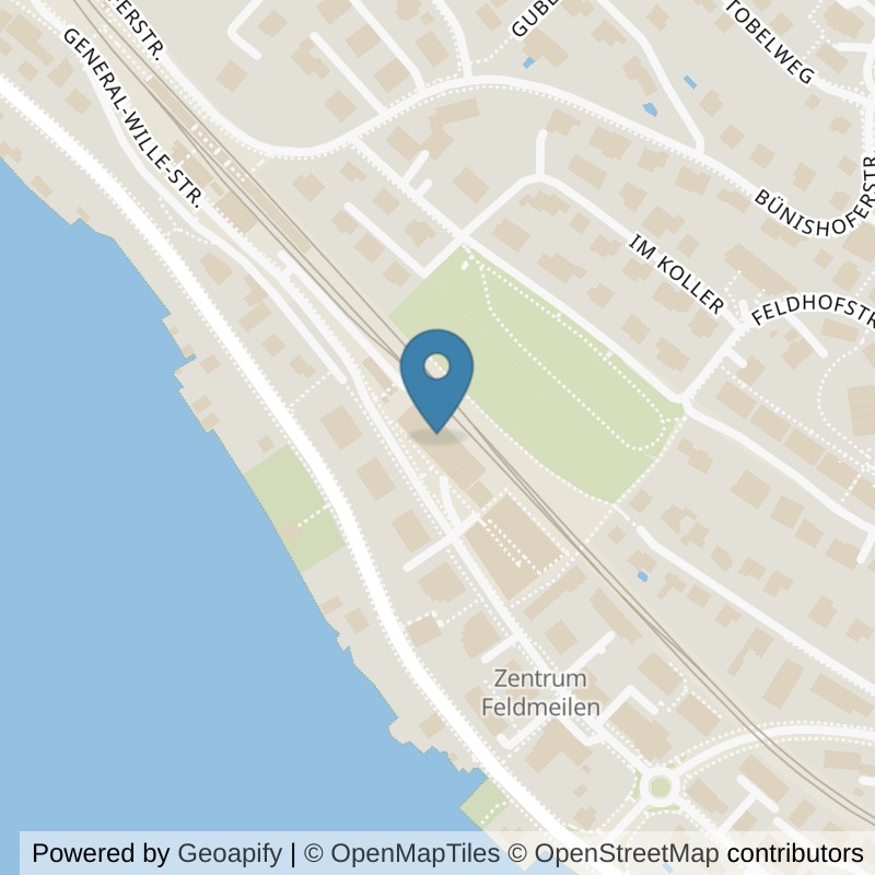 Map: location of saphiraz Boutique GYM in Meilen