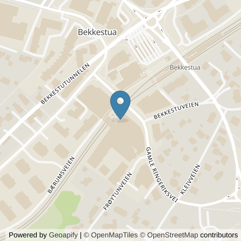 Map: location of SATS Bekkestua in Bekkestua