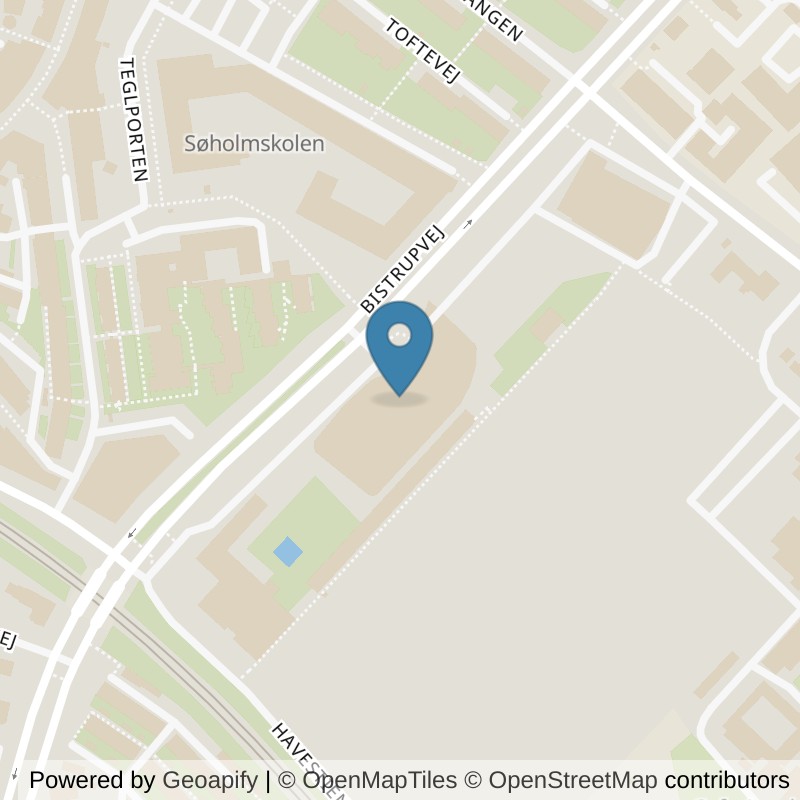 Map: location of SATS Birkerød in Birkerød