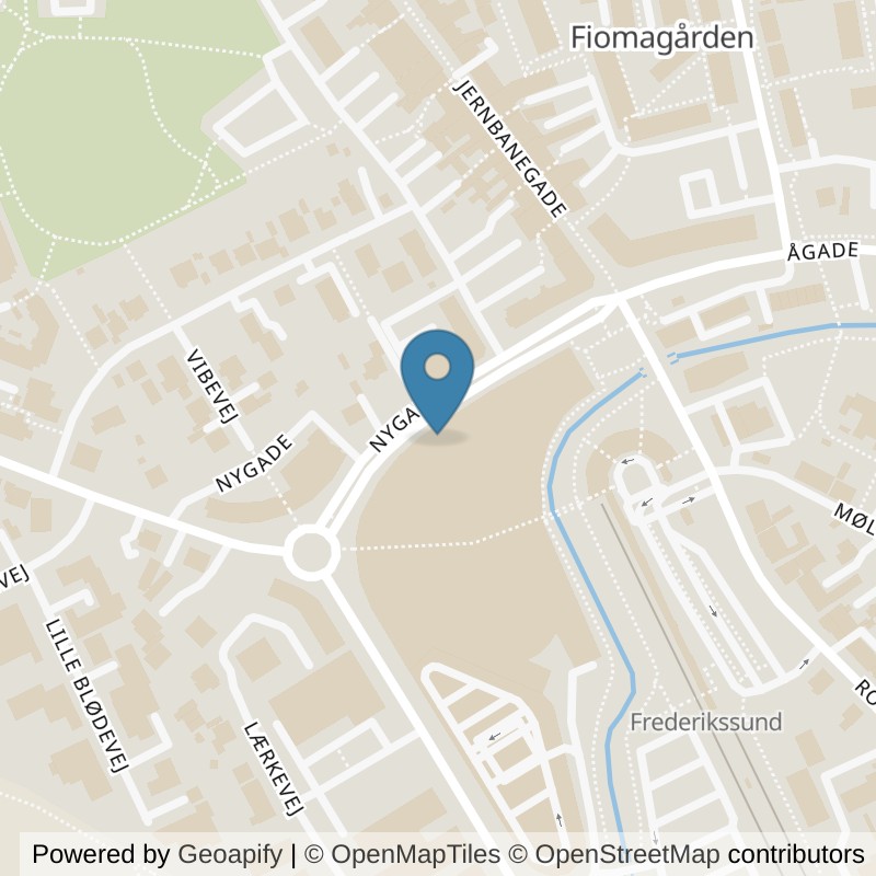 Map: location of SATS Frederikssund in Frederikssund