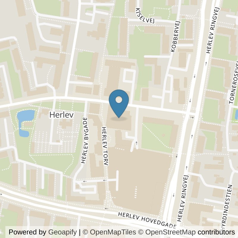 Map: location of SATS Herlev in Herlev