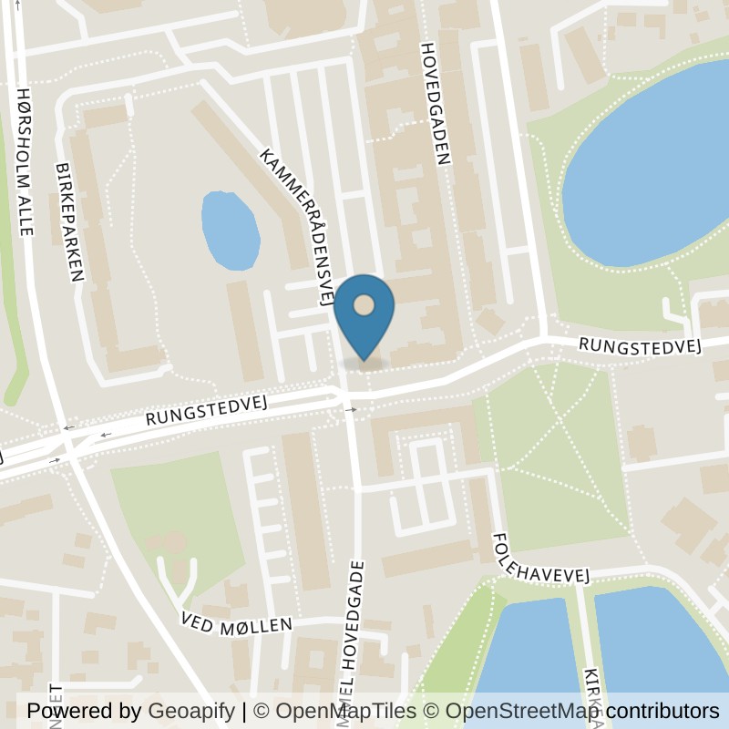 Map: location of SATS Hørsholm in Hørsholm