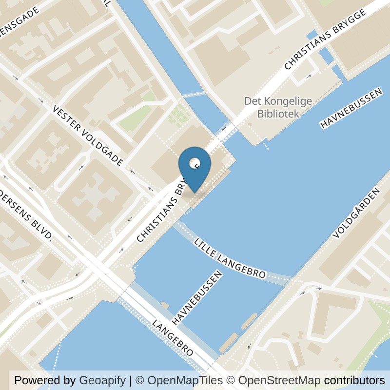 Map: location of SATS Blox in København