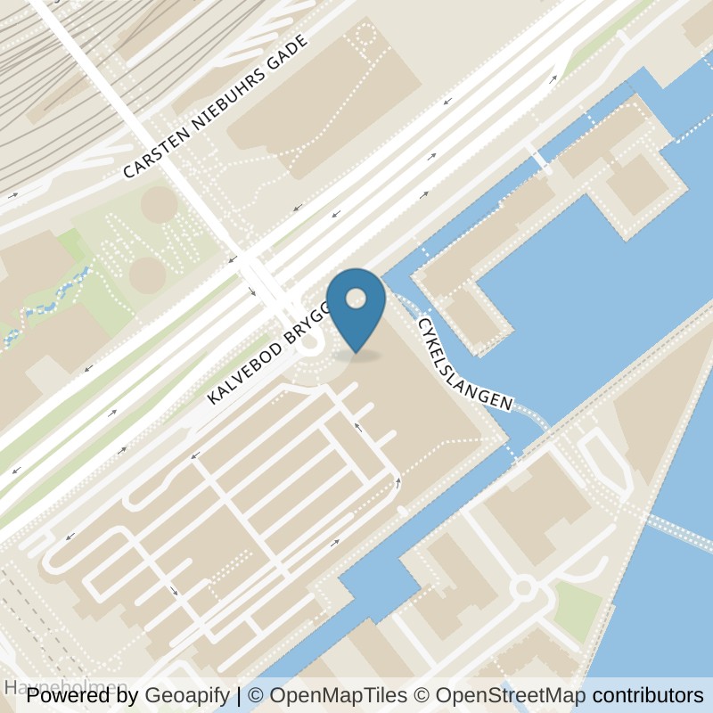 Map: location of SATS Fisketorvet in København